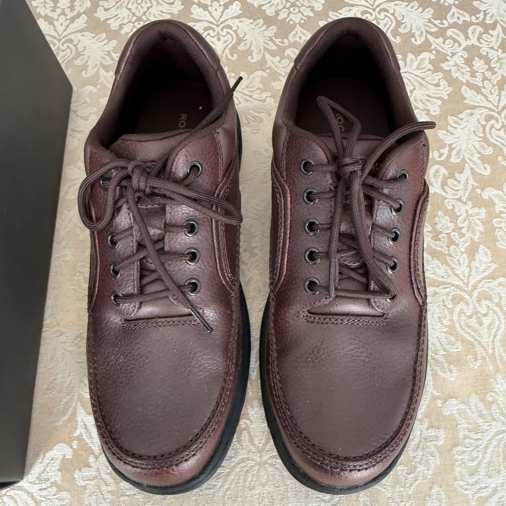 Rockport Eureka mens shoes brown size 10.5 medium NIB no tags